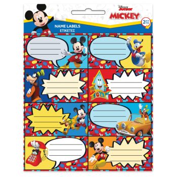 Disney Mickey Fun Times füzetcímke 16 db-os Disney Mickey Fun Times füzetcímke 16 db-os