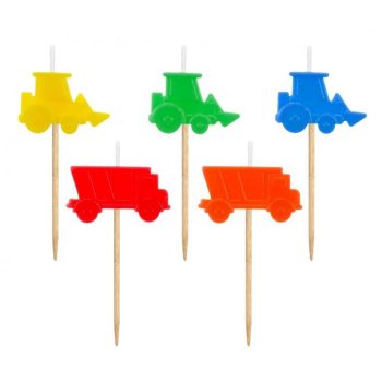 Építkezés Building Works tortagyertya, gyertya szett 5 db-os   Építkezés Building Works tortagyertya, gyertya szett 5 db-os