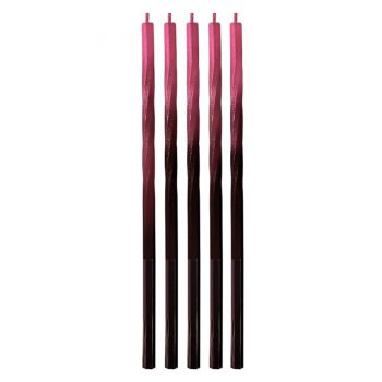 Piros-Fekete Ombre tortagyertya, gyertya szett 5 db-os Piros-Fekete Ombre tortagyertya, gyertya szett 5 db-os