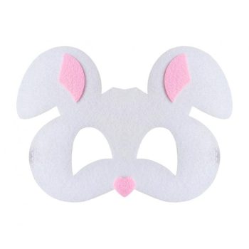 Nyuszi Rabbit filc maszk 18,5 cm Nyuszi Rabbit filc maszk 18,5 cm