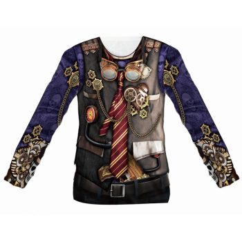 Kalóz Skull 3D férfi póló, felső M