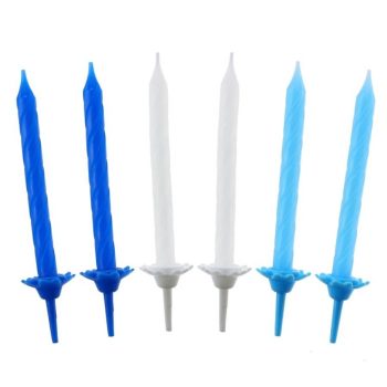 Kék Pattern 3 tortagyertya, gyertya szett Kék Pattern 3 tortagyertya, gyertya szett