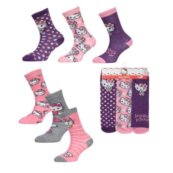 Hello Kitty Purple & Rose gyerek zokni 23-34 Hello Kitty Purple & Rose gyerek zokni 23-34