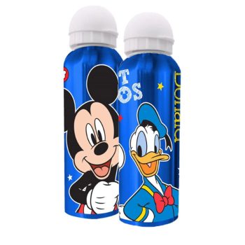 Disney Mickey, Donald alumínium kulacs ivókupakkal 500 ml Disney Mickey, Donald alumínium kulacs ivókupakkal 500 ml