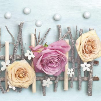 Rózsa Pastel Composition szalvéta 20 db-os 33x33 cm Rózsa Pastel Composition szalvéta 20 db-os 33x33 cm