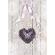 Levendula Heart A/4 gumis mappa