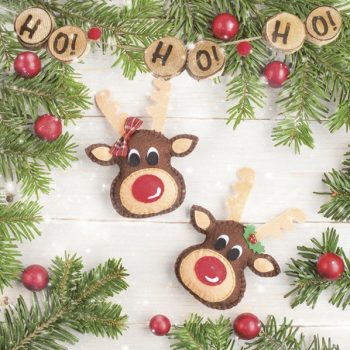 Karácsonyi Felt Reindeers szalvéta 20 db-os 33x33 cm Karácsonyi Felt Reindeers szalvéta 20 db-os 33x33 cm