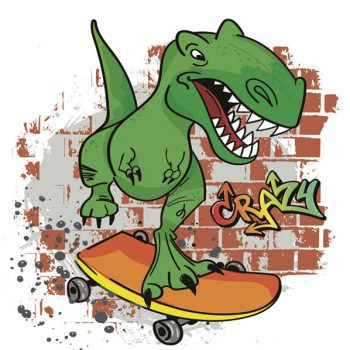 Dinoszaurusz Crazy szalvéta 20 db-os 33x33 cm Dinoszaurusz Crazy szalvéta 20 db-os 33x33 cm