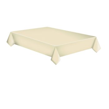 Ekrü White Dots papír asztalterítő 120x180 cm