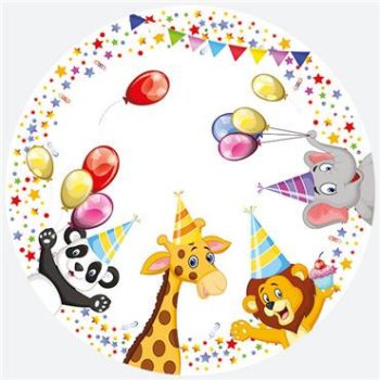 Happy Birthday Star papírtányér 8 db-os 18 cm Happy Birthday Star papírtányér 8 db-os 18 cm