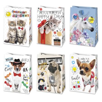 Happy Birthday Friends papír ajándéktasak, ajándékzacskó 23x32x11 cm   Happy Birthday Friends papír ajándéktasak, ajándékzacskó 23x32x11 cm