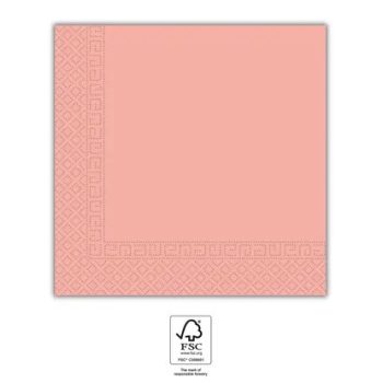 Rózsaszín Unicolour Pink szalvéta 20 db-os 33x33 cm FSC Rózsaszín Unicolour Pink szalvéta 20 db-os 33x33 cm FSC