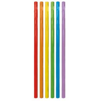 Színes Multicolor műanyag szívószál 6 db-os Színes Multicolor műanyag szívószál 6 db-os