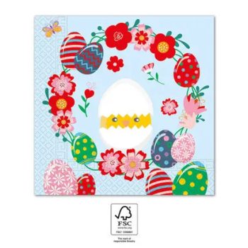 Húsvét Funny szalvéta 20 db-os 33x33 cm FSC Húsvét Funny szalvéta 20 db-os 33x33 cm FSC