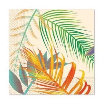 Levél Tropical Leaves szalvéta 20 db-os 33x33 cm FSC Levél Tropical Leaves szalvéta 20 db-os 33x33 cm FSC