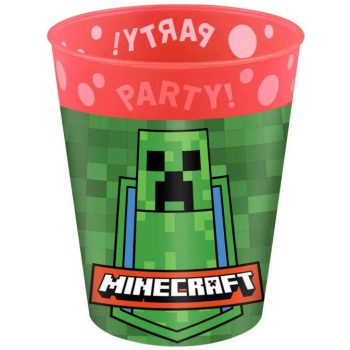 Minecraft Party micro prémium műanyag pohár 250 ml Minecraft Party micro prémium műanyag pohár 250 ml