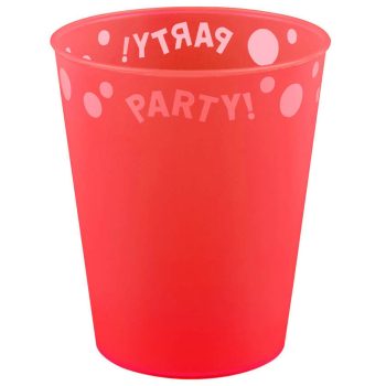 Red, Piros micro prémium műanyag pohár 250 ml Red, Piros micro prémium műanyag pohár 250 ml