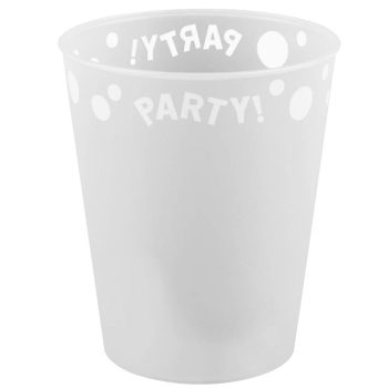 White, Fehér micro prémium műanyag pohár 250 ml White, Fehér micro prémium műanyag pohár 250 ml