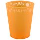 Narancssárga Orange micro prémium műanyag pohár 250 ml