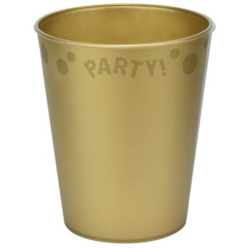 Gold, Arany micro prémium műanyag pohár 250 ml Gold, Arany micro prémium műanyag pohár 250 ml