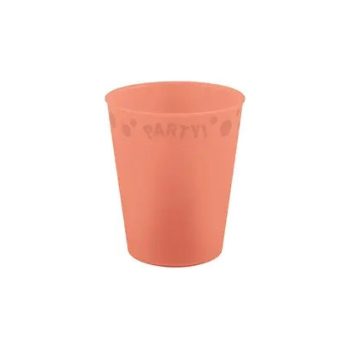 Lazacszín Pastel Salmon micro prémium műanyag pohár 250 ml   Lazacszín Pastel Salmon micro prémium műanyag pohár 250 ml