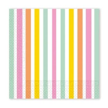 Színes Pastel Stripes szalvéta 20 db-os 33x33 cm FSC Színes Pastel Stripes szalvéta 20 db-os 33x33 cm FSC