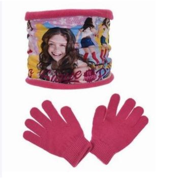 Disney Soy Luna Ritmo gyerek sál, snood + kesztyű szett Disney Soy Luna Ritmo gyerek sál, snood + kesztyű szett