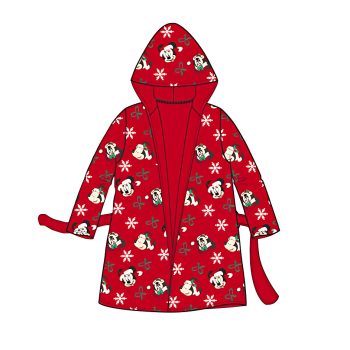 Disney Minnie Red Snow Karácsonyi gyerek köntös 3 - 8 év / 98 - 128 cm   Disney Minnie Red Snow Karácsonyi gyerek köntös 3 - 8 év / 98 - 128 cm