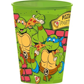 Tini Nindzsa Teknőcök Pizza műanyag pohár 260 ml Tini Nindzsa Teknőcök Pizza műanyag pohár 260 ml