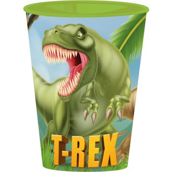 Dinoszaurusz T-Rex műanyag pohár 260 ml Dinoszaurusz T-Rex műanyag pohár 260 ml