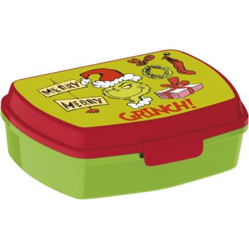 A Grincs Christmas Mischief funny műanyag szendvicsdoboz A Grincs Christmas Mischief funny műanyag szendvicsdoboz