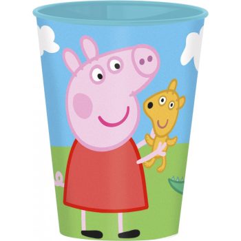 Peppa malac Kindness Blue műanyag pohár 260 ml Peppa malac Kindness Blue műanyag pohár 260 ml