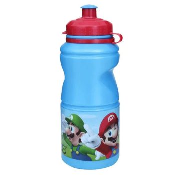 Super Mario Mushroom Kingdom Hold műanyag sportkulacs 380 ml   Super Mario Mushroom Kingdom Hold műanyag sportkulacs 380 ml
