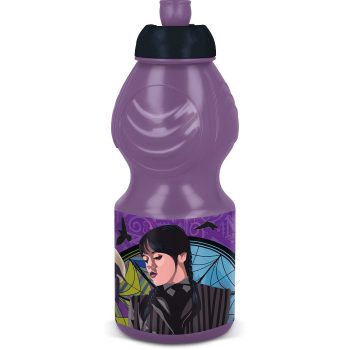 Wednesday Nevermore Academy műanyag sportkulacs 400 ml Wednesday Nevermore Academy műanyag sportkulacs 400 ml