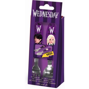 Wednesday Enid fém ergo evőeszköz készlet - 2 darabos Wednesday Enid fém ergo evőeszköz készlet - 2 darabos