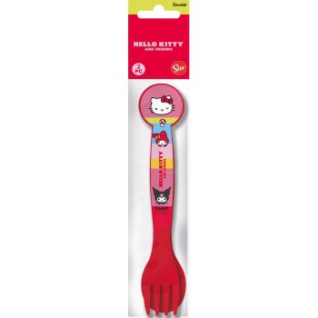 Hello Kitty and Friends műanyag evőeszköz készlet - 2 darabos   Hello Kitty and Friends műanyag evőeszköz készlet - 2 darabos