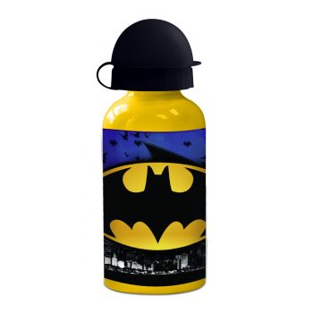 Batman Bat Signal alumínium kulacs ivókupakkal 400 ml Batman Bat Signal alumínium kulacs ivókupakkal 400 ml