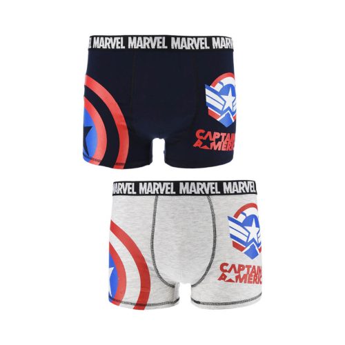 Marvel Captain America férfi boxeralsó 2 darab/csomag (S-XL)