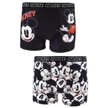 Disney Mickey Black férfi boxeralsó 2 darab/csomag (S-XL)