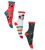 Disney Mickey Santa Hat Karácsonyi férfi zokni 36-44