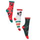 Disney Mickey Santa Hat Karácsonyi férfi zokni 36-44