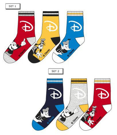 Disney Mickey Buddies gyerek zokni 23-34