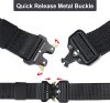 FEIKCOR Tactical Belt for Men 124 cm (black)