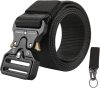 FEIKCOR Tactical Belt for Men 124 cm (black)