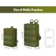 Molle Tactical Military Pouch S+L (khaki)