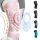 Genunchiere Rokesa, ameliorea durei profesionale cu stabilizatori laterali și gel patulian Mărimea L (roz)