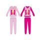 Barbie winter thick cotton pajamas for girls - flannel - pink - 104