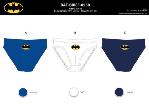 Batman boy's underwear - 3-piece cotton underwear - 110-116