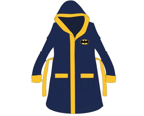 Batman Baumwollmantel mit Kapuze für Kinder – dunkelblau – 110-116