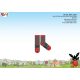 Bing bunny non-slip plush ankle socks for children - gray-red - 27-30